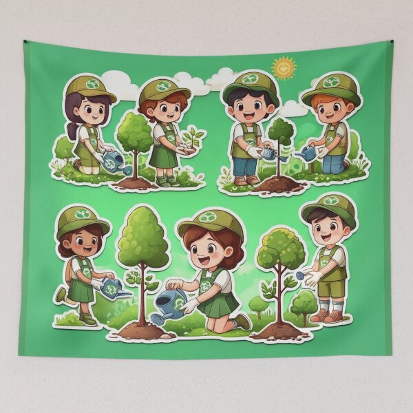 Item preview, Youth Eco Warriors Tree Planting Design  designed and sold by PrintBreeze.