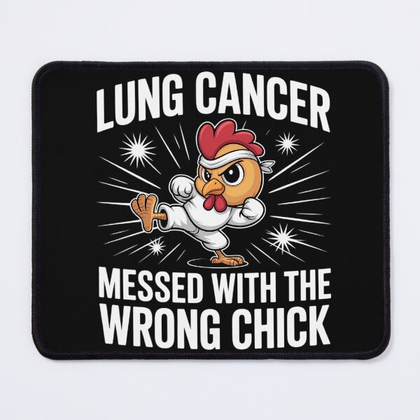 Item preview, Lung Cancer Messed With The Wrong Chick Warrior Survivor designed and sold by savrmiller.
