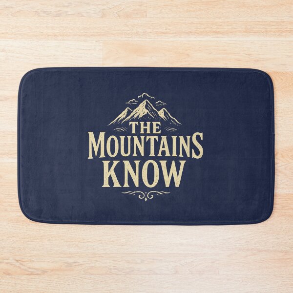 Item preview, Only the Mountains Truly Understand Us designed and sold by EdvvinStudios.