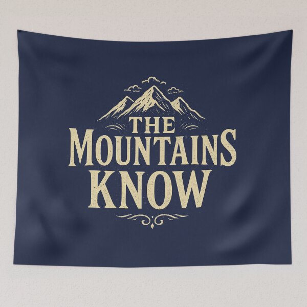 Item preview, Only the Mountains Truly Understand Us designed and sold by EdvvinStudios.