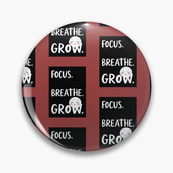 Item preview, Focus & Grow – Affiche positive designed and sold by Drawingshirts.