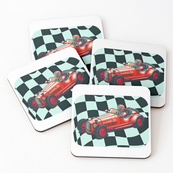 Item preview, Vintage Race Car designed and sold by Angry Swan Designs.
