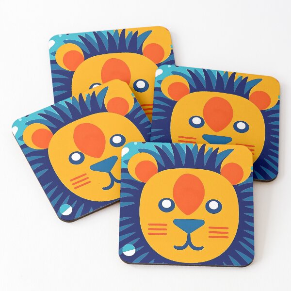 Item preview, A COLORFUL POP ART STYLE LION designed and sold by infinitearte.
