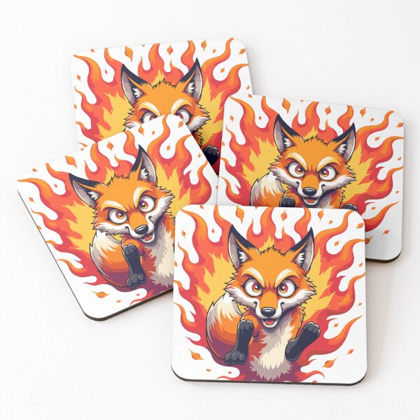Item preview, Flaming Fox  designed and sold by MonStock.