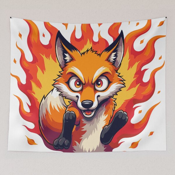 Item preview, Flaming Fox  designed and sold by MonStock.