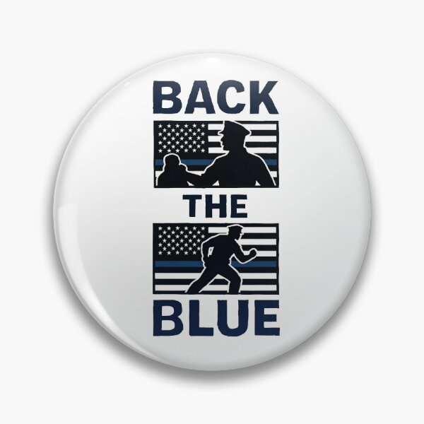 Item preview, Back The Blue Slogan Flag designed and sold by WorldViewThread.