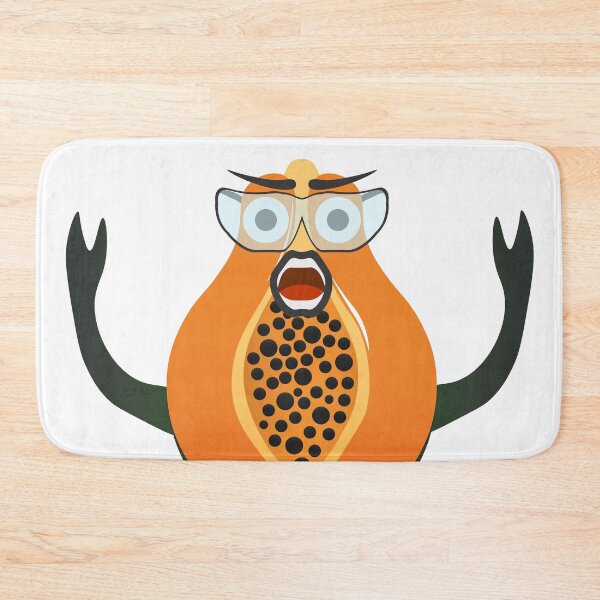 Item preview, Surprised Papaya Character with Glasses designed and sold by rymarenko.