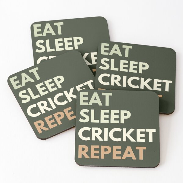Item preview, Eat  Sleep cricket Repeat designed and sold by AmmarSherJaan.