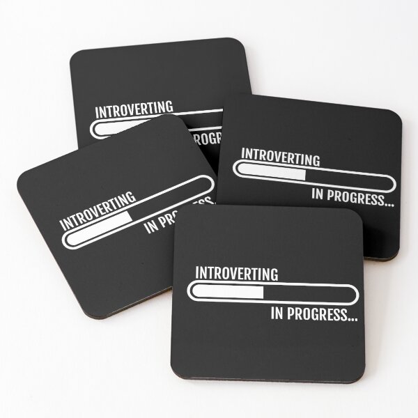Item preview, Introverting In Progress – Loading Bar Funny Introvert Design designed and sold by DKunic.