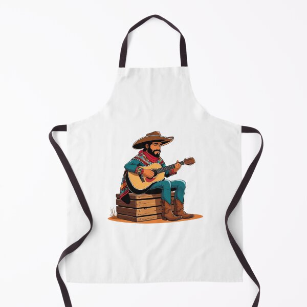 Item preview, Cartoon Cowboy Javier – Latin Western Style designed and sold by MerchVersum.