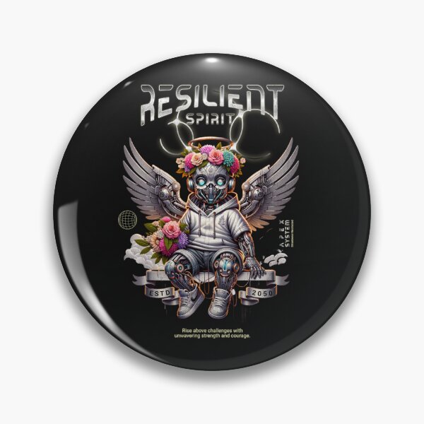 Item preview, Resilient Spirit Cyber Angel Art designed and sold by HasHs.