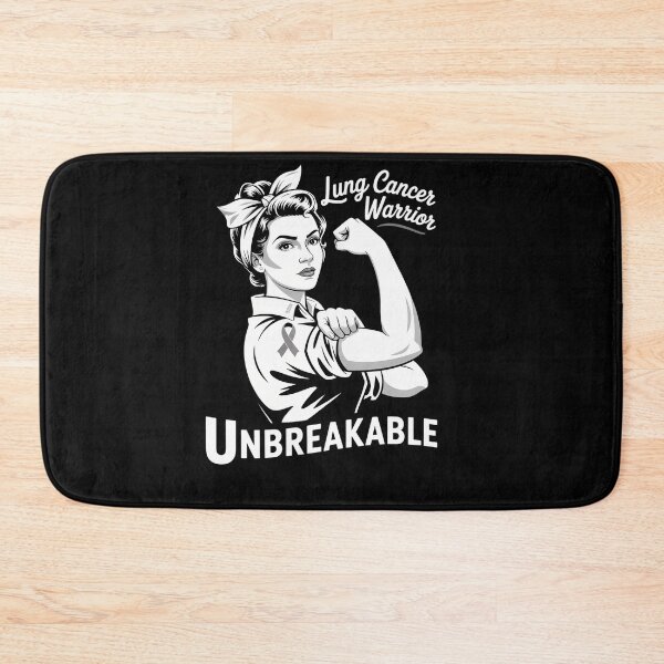 Item preview, Lung Cancer Warrior Unbreakable designed and sold by savrmiller.