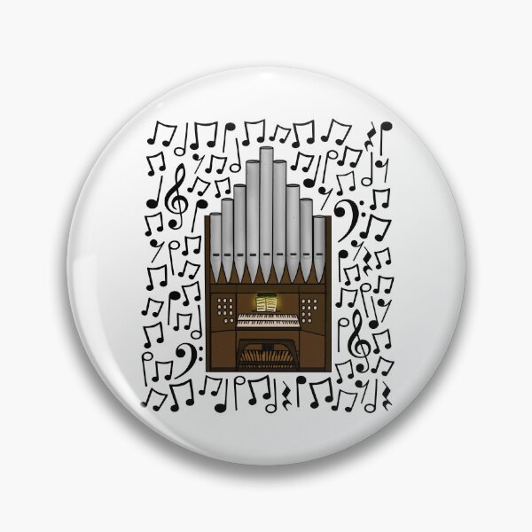 Artikelvorschau, Kirchenorgel Musiknoten Organist Musiker entworfen und verkauft von doodlerob.