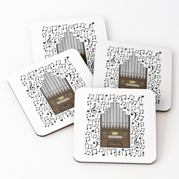 Item preview, Church Organ Musical Notes Organist Musician designed and sold by doodlerob.