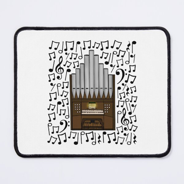 Item preview, Church Organ Musical Notes Organist Musician designed and sold by doodlerob.