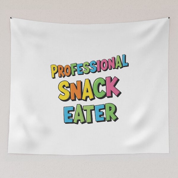 Item preview, Professional Snack Eater - Fun Typography designed and sold by AleksKos.