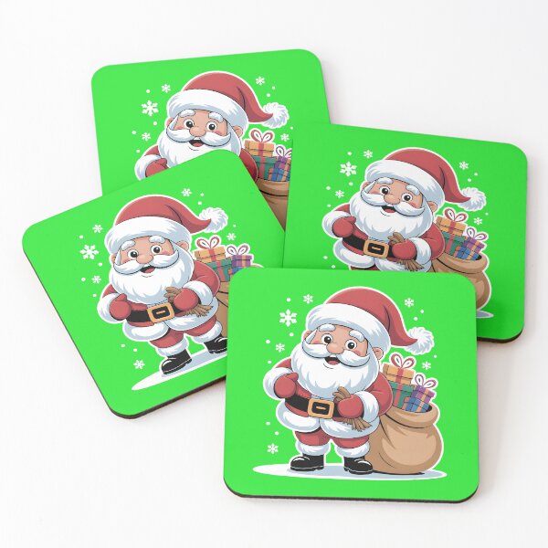 Item preview, Santa Claus delivering gifts designed and sold by wzetart.