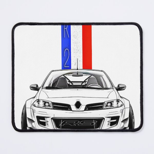 Item preview, French racing icon with flag in the background designed and sold by Driven Icons Prints.
