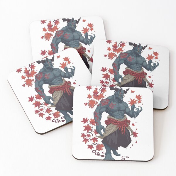 Item preview, Japanese Oni Demon Red Curse designed and sold by bapupa.