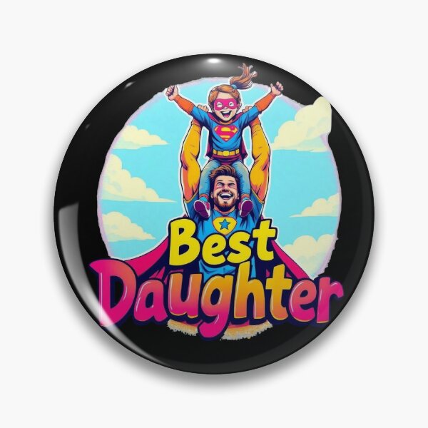 Item preview, Best Daughter Superhero T-shirt | Matching Family Outfit | Super Daughter Gift designed and sold by TheGaliyaStudio.