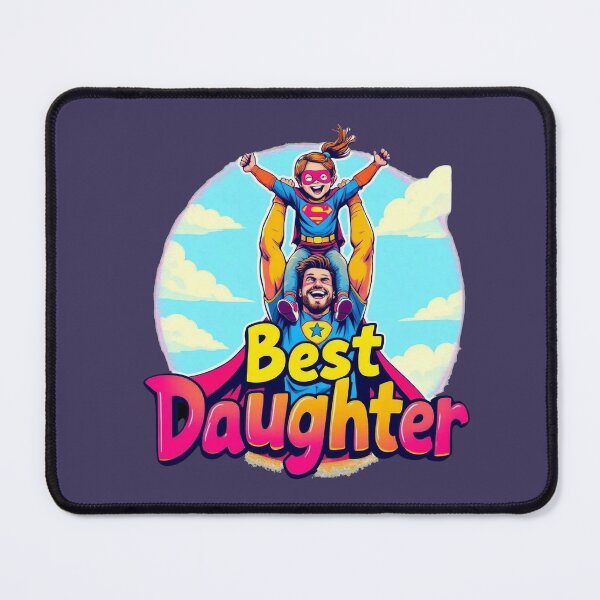 Item preview, Best Daughter Superhero T-shirt | Matching Family Outfit | Super Daughter Gift designed and sold by TheGaliyaStudio.