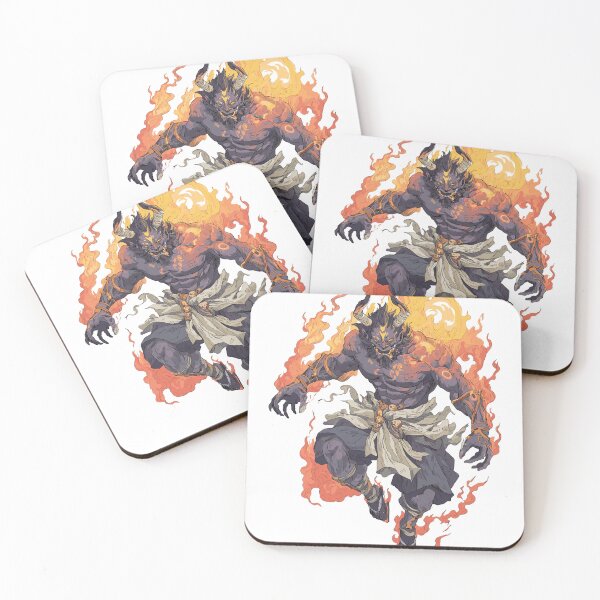 Item preview, Japanese Oni Demon Flame Roar designed and sold by bapupa.