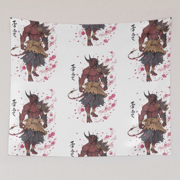 Item preview, Japanese Oni Demon Blood Howl designed and sold by bapupa.