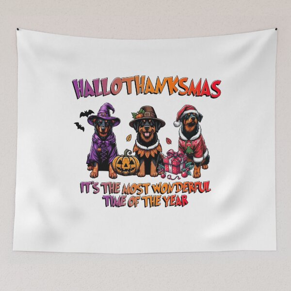 Item preview, Beauceron Halloween Thanksgiving Christmas  designed and sold by doodIllustrate.