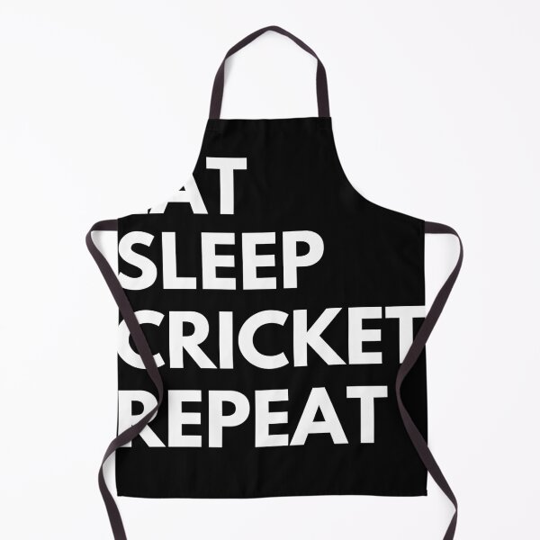 Item preview, eat sleep cricket repeat designed and sold by AmmarSherJaan.