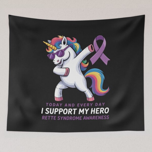 Item preview, Every Day I Support My Hero Rett Syndrome Awareness designed and sold by ConceptualVibes.