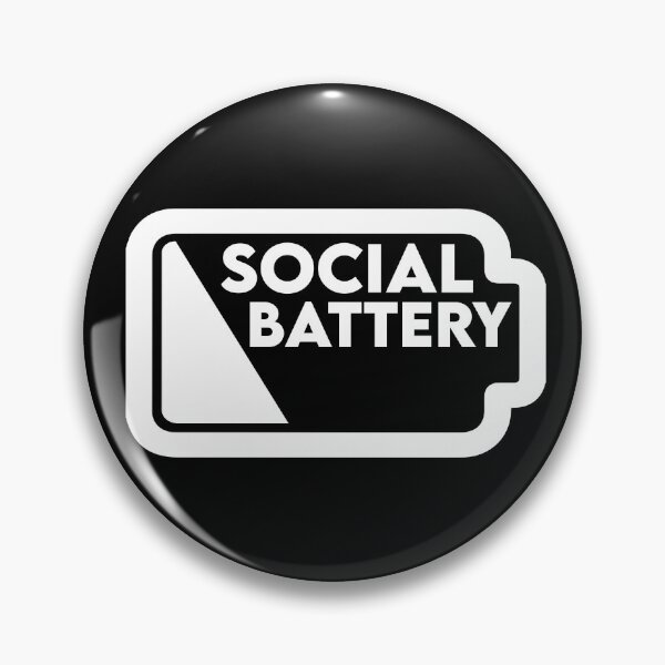 Item preview, Batería Social 20% – Diseño Divertido para Introvertidos designed and sold by DKunic.