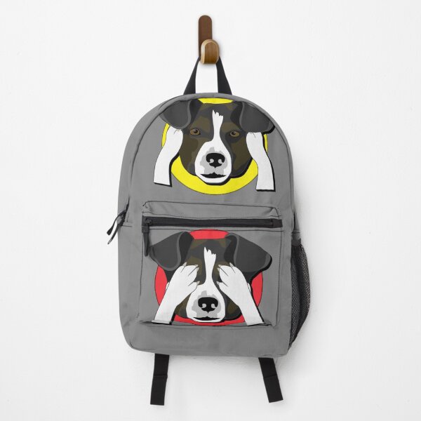 Item preview, Don’t See Bad, Don’t Hear Bad, Don’t Speak Bad Dog Funny Traffic Lights Design | Humorous Canine Art designed and sold by ArtsyExplorer.
