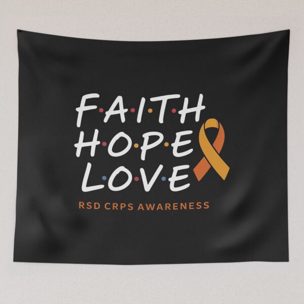 Item preview, Faith Hope Love RSD CRPS Awareness designed and sold by ConceptualVibes.