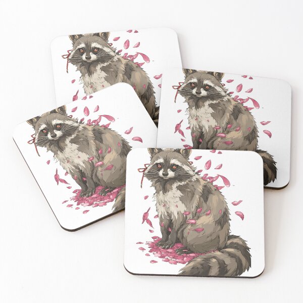 Item preview, Japanese Tanuki Yokai Forest Trick designed and sold by bapupa.