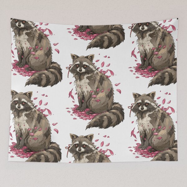 Item preview, Japanese Tanuki Yokai Forest Trick designed and sold by bapupa.