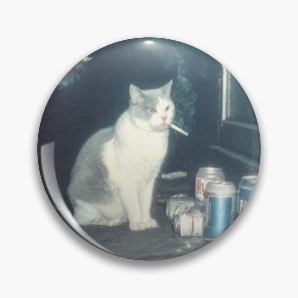 Item preview, Streetwise Cat with a Cigarette designed and sold by pastel.moonwave.