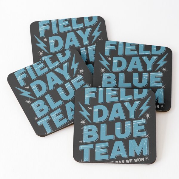 Item preview, Field Day Blue Team We Came We Ran We Won Field Day Games designed and sold by ConceptualVibes.