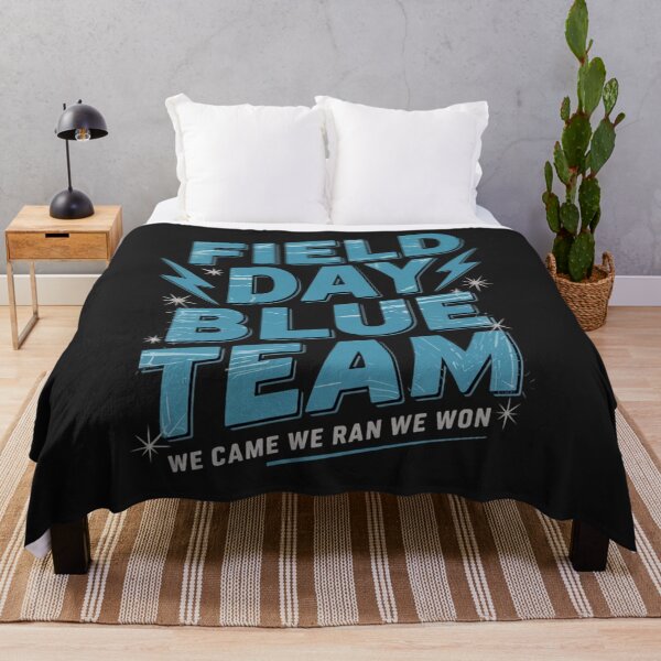 Item preview, Field Day Blue Team We Came We Ran We Won Field Day Games designed and sold by ConceptualVibes.
