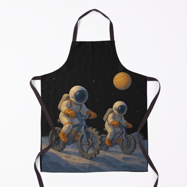 Item preview, Lunar Ride: Cycling the Wavy Moon designed and sold by HEERMANArt.