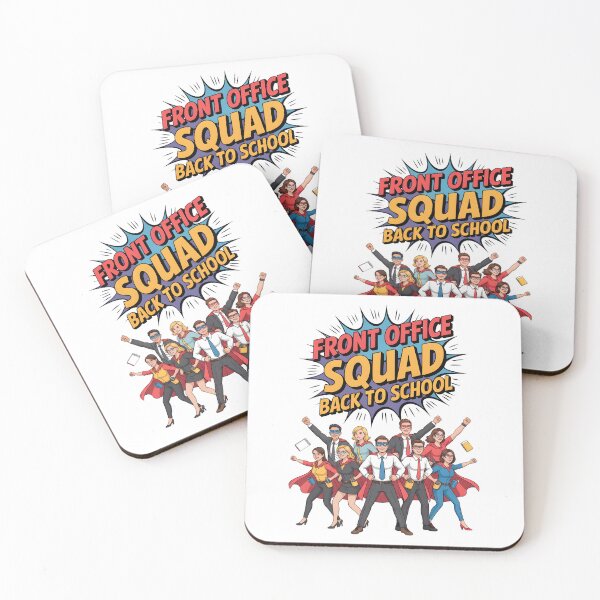 Item preview, Front Office Squad Back to School – Superhero Team Power designed and sold by Stock4U.