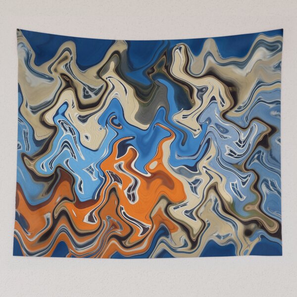 Item preview, Colorful, abstract, wave-like patterns designed and sold by Sigtrix.