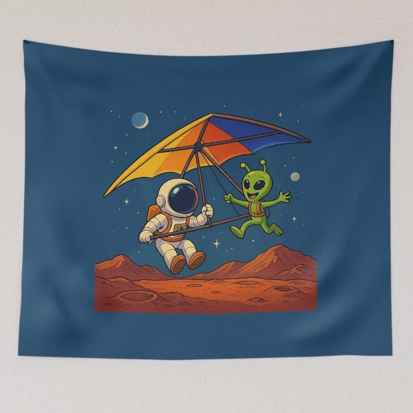 Item preview, Mars Glide: Riding the Red Winds designed and sold by HEERMANArt.