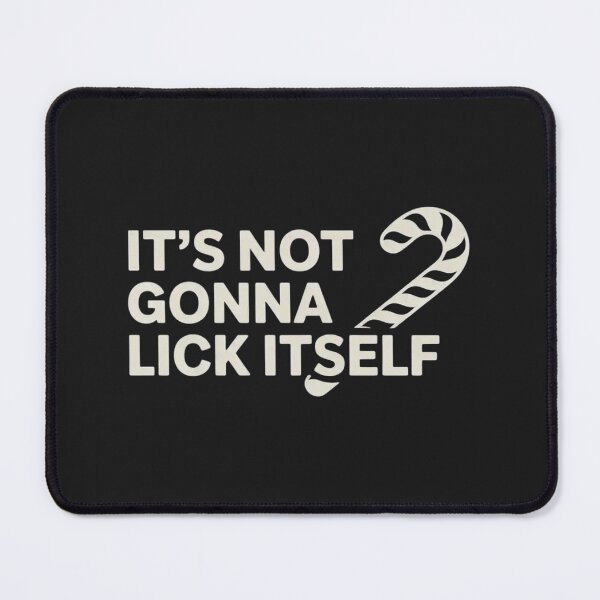 Item preview, Funny Candy Cane Lick Itself Adult Christmas in July designed and sold by ConceptualVibes.