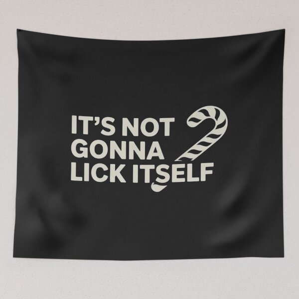 Item preview, Funny Candy Cane Lick Itself Adult Christmas in July designed and sold by ConceptualVibes.