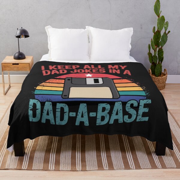 Item preview, Funny dad jokes in dad-a-base vintage for father's day designed and sold by ConceptualVibes.