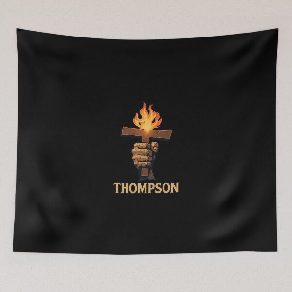 Item preview, Thompson Plamteći Križ (Hodočasnik) designed and sold by PATRIOT NEDO SHOP 2.
