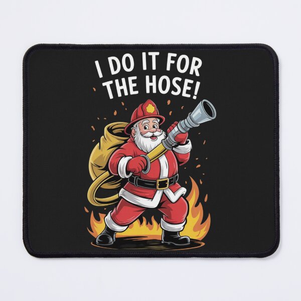 Item preview, Funny Firefighter Santa I Do It For The Hose Christmas designed and sold by ConceptualVibes.