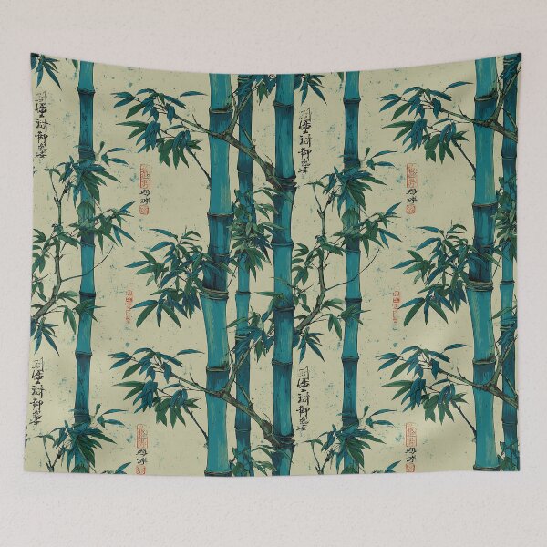 Item preview, Japanese Bamboo Pattern Gentle Balance designed and sold by bapupa.