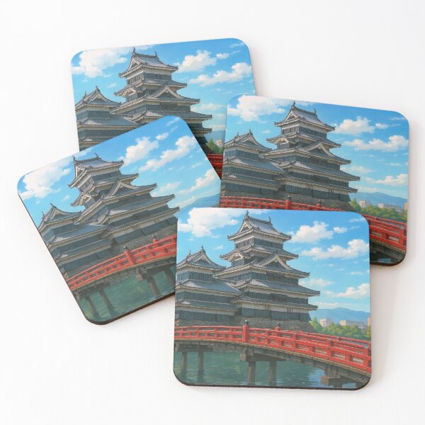 Item preview, Matsumoto Castle and Vermillion Bridge designed and sold by Takeda-art.