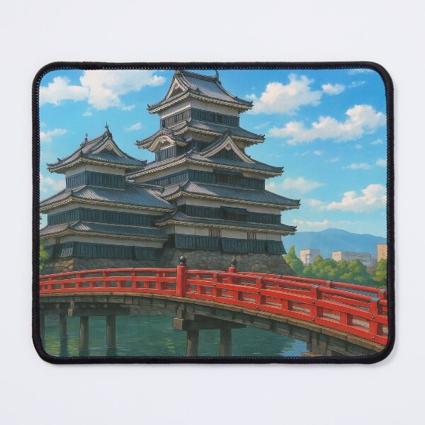 Item preview, Matsumoto Castle and Vermillion Bridge designed and sold by Takeda-art.